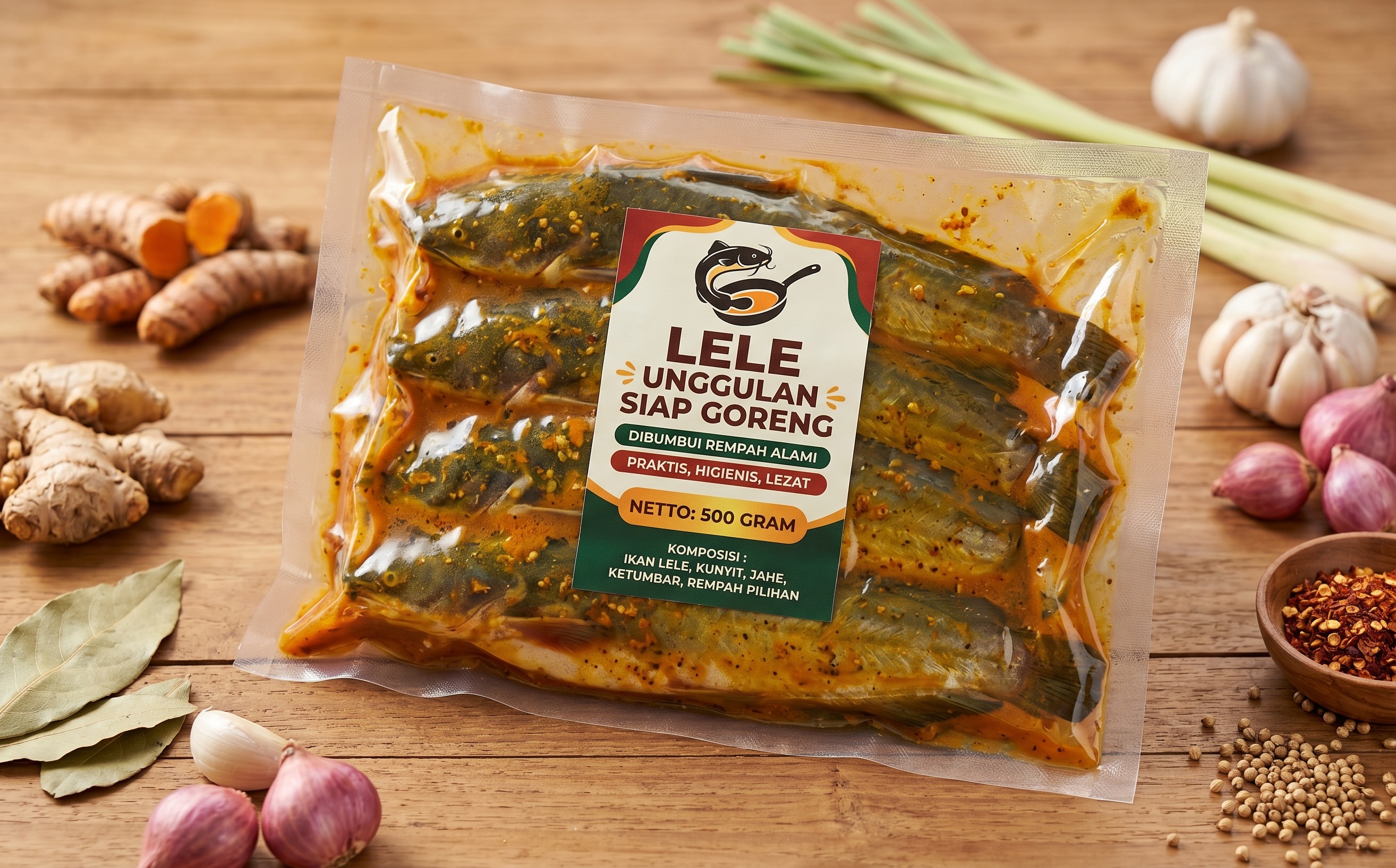 Lele Bumbu Siap Goreng